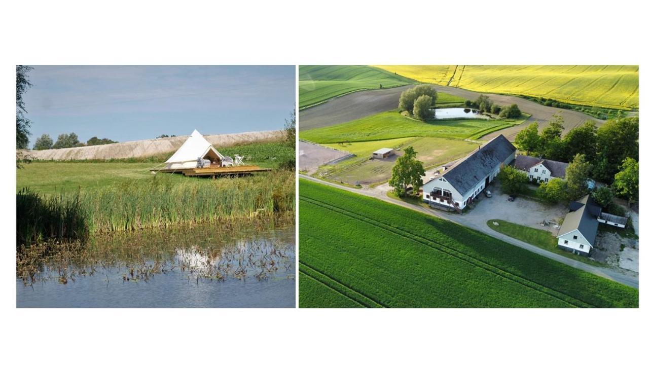 Glamping Och Gardslaegenhet Mellan Himmel Och Hav Skivarp Exterior photo